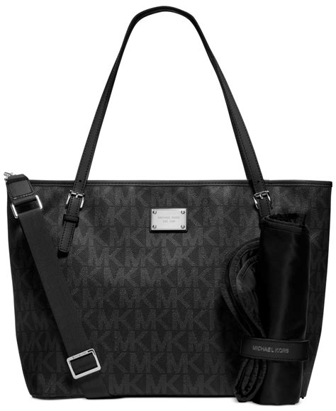 michael kors diaper bag black.